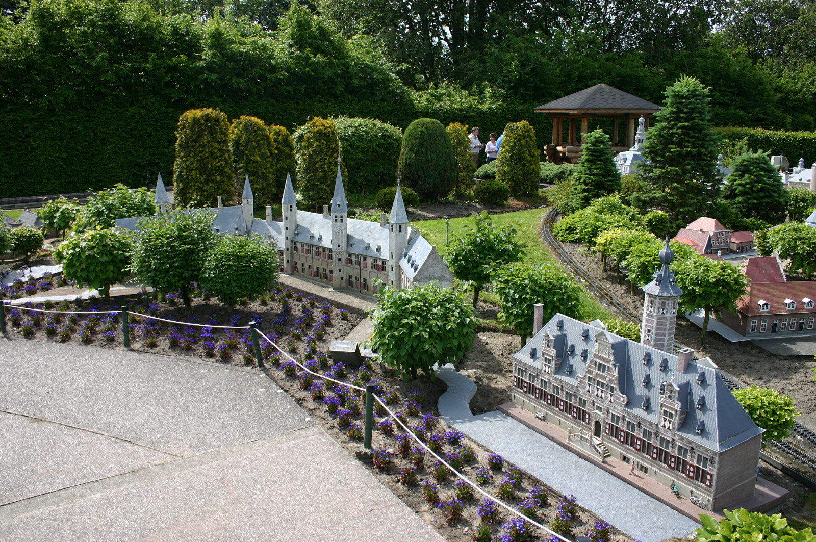 Abbey and Kloveniersdoelen, Middelburg, Netherlands (Mini-Europe park, Brussels)